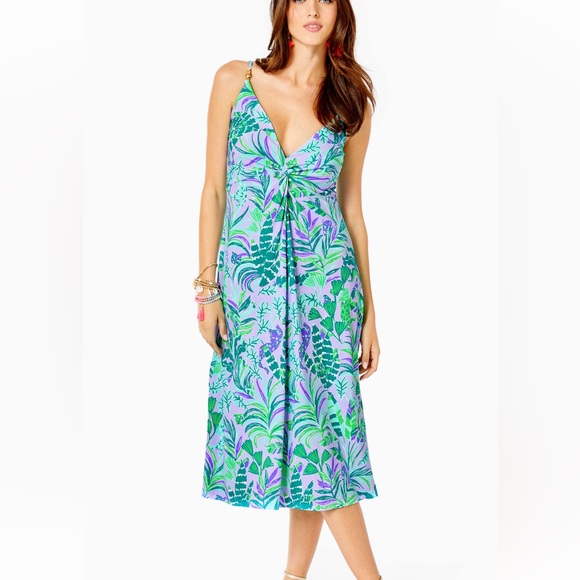 Lilly Pulitzer Quaid Midi Dress NWT - Picture 2 of 13
